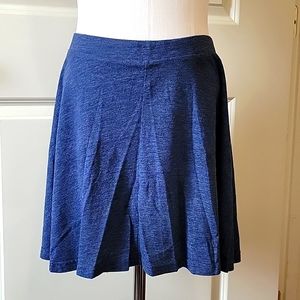 Classic A-Line Skirt: Blue Jean Cotton